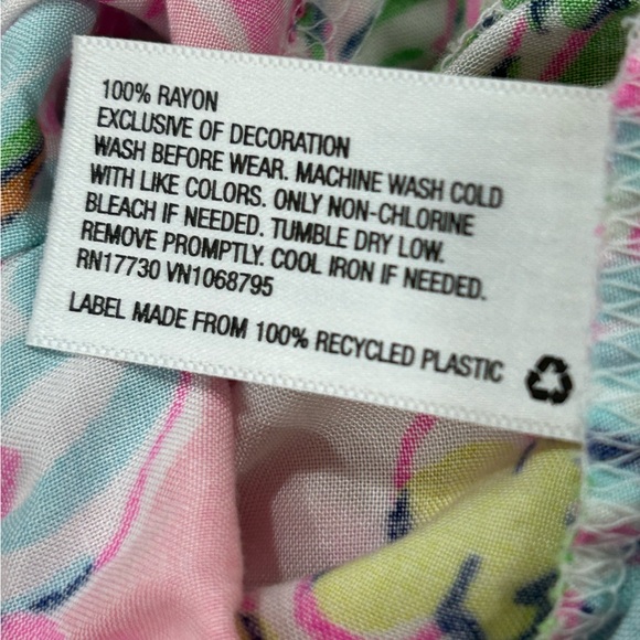 NWT Lilly Pulitzer for Target Girls Romper Size XL (14/16) Nosey Posey Print - Picture 6 of 6